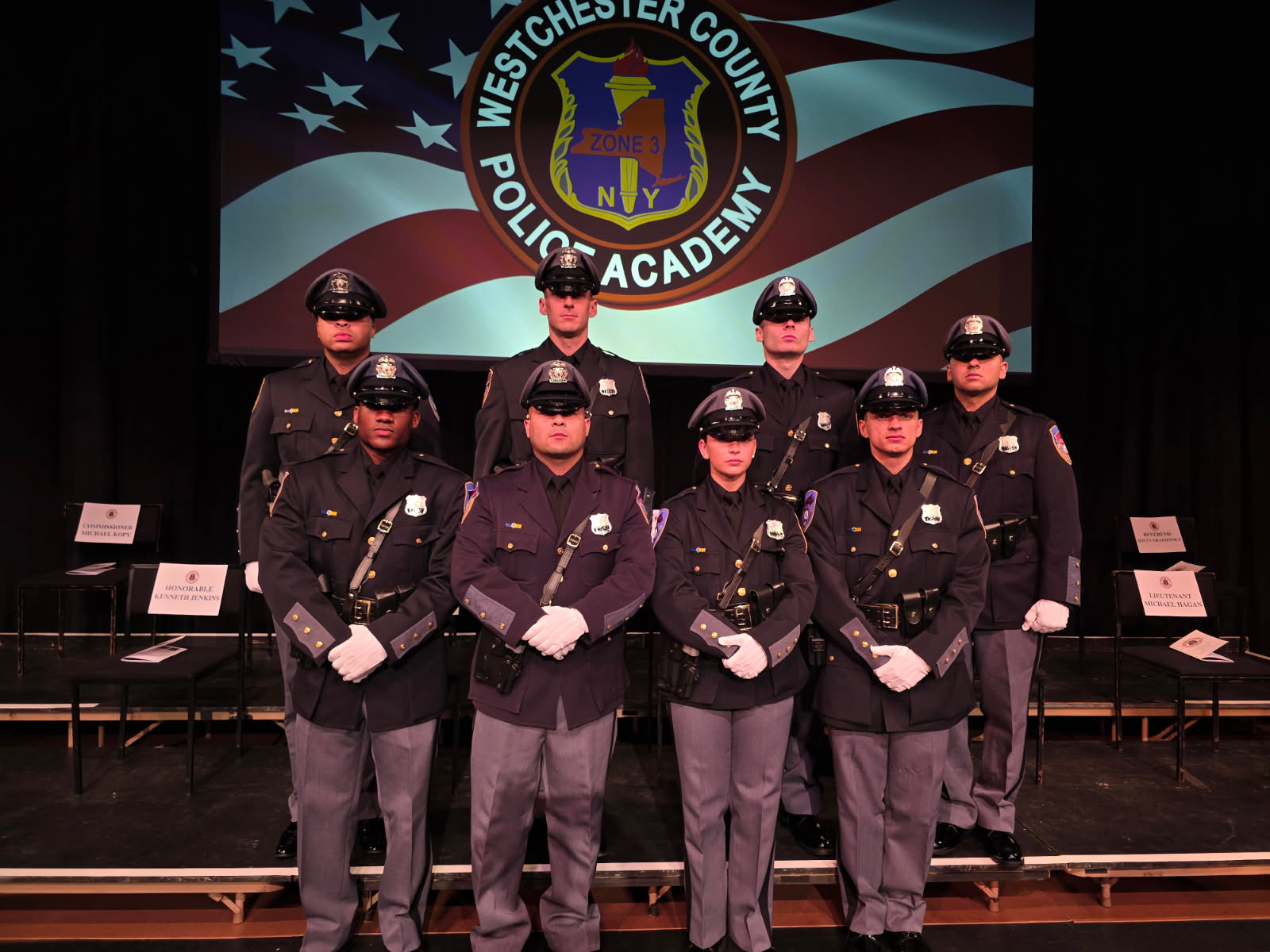 Eight New Officers Graduate From the Police Academy