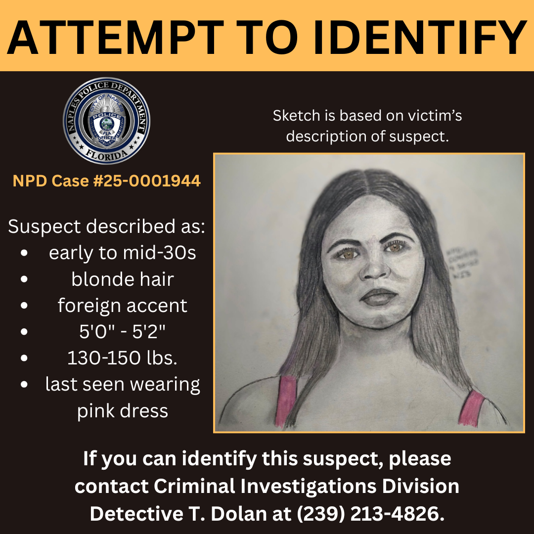 ATTEMPT TO IDENTIFY SUSPECT