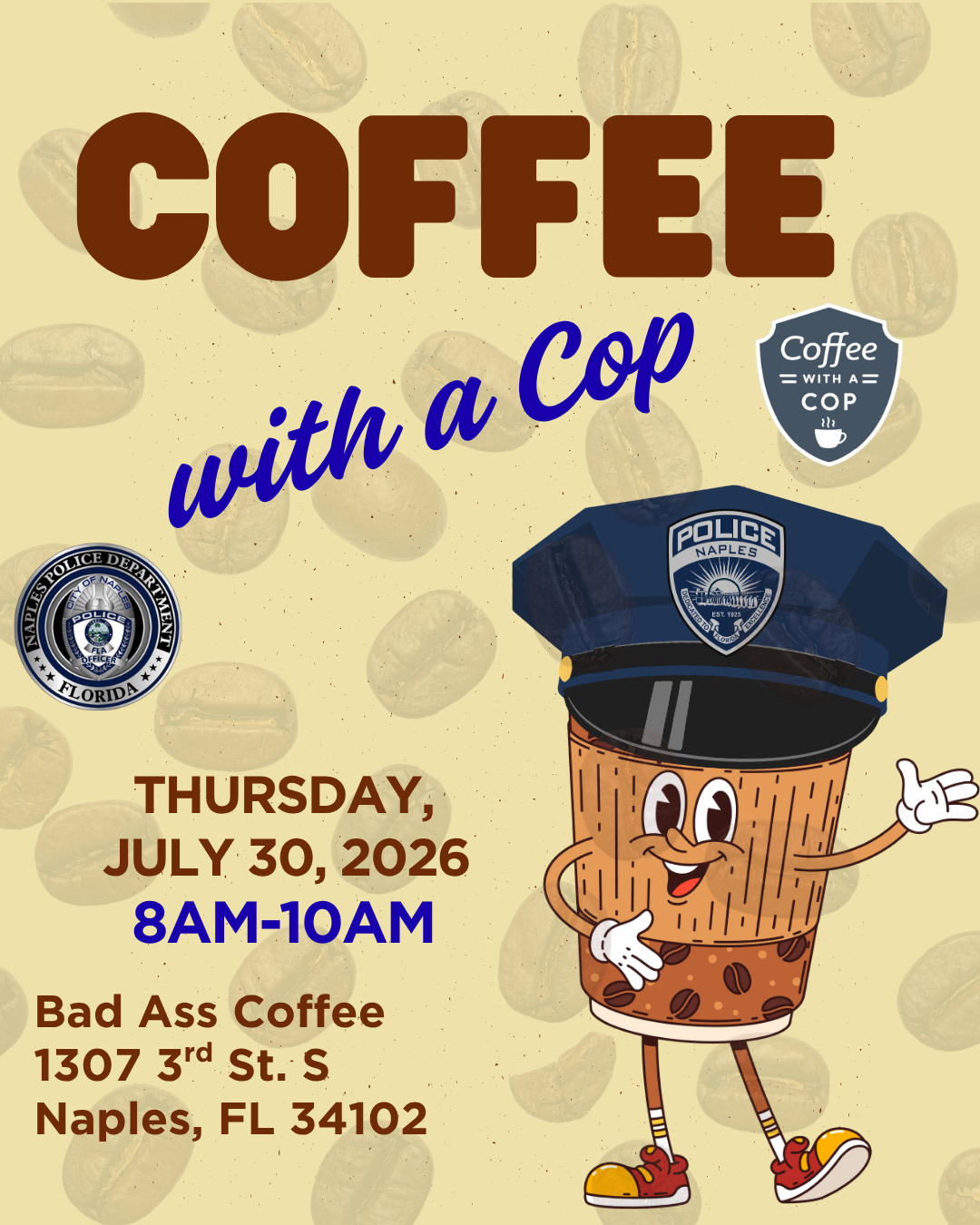COFFEE WITH A COP 7/30/26