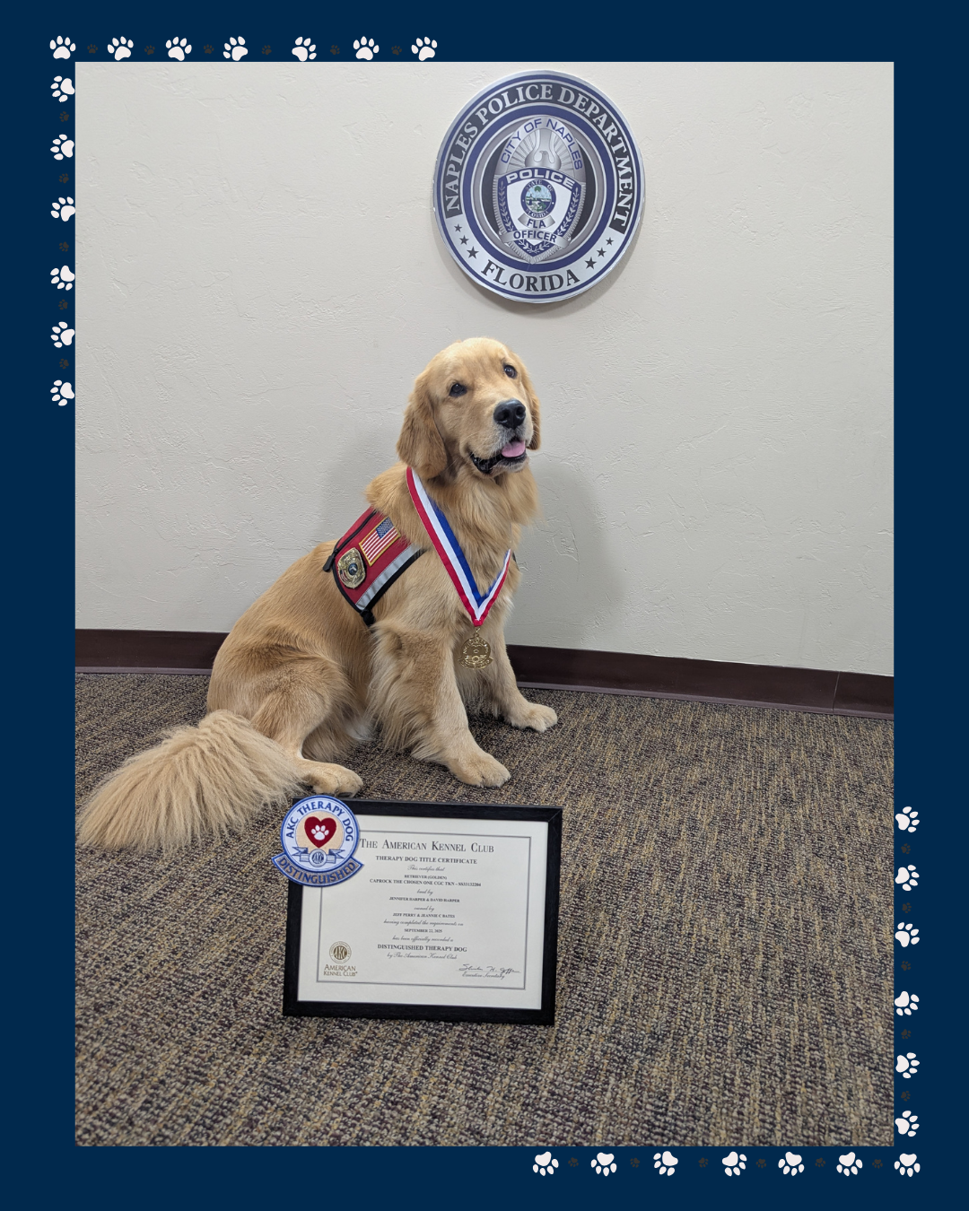 CONGRATULATIONS MAX & CORPORAL PERRY