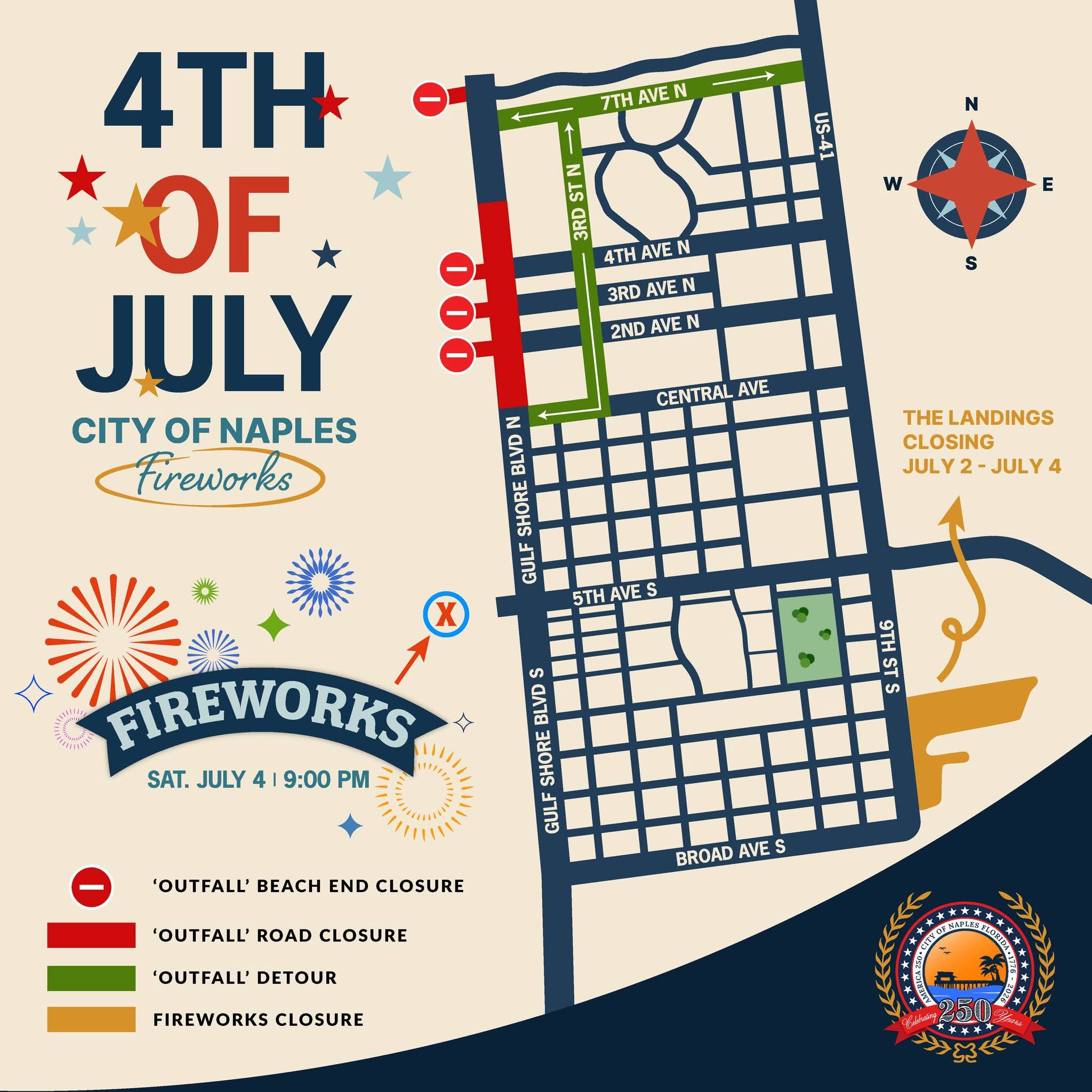 FIREWORKS 9PM - 7/04/2026