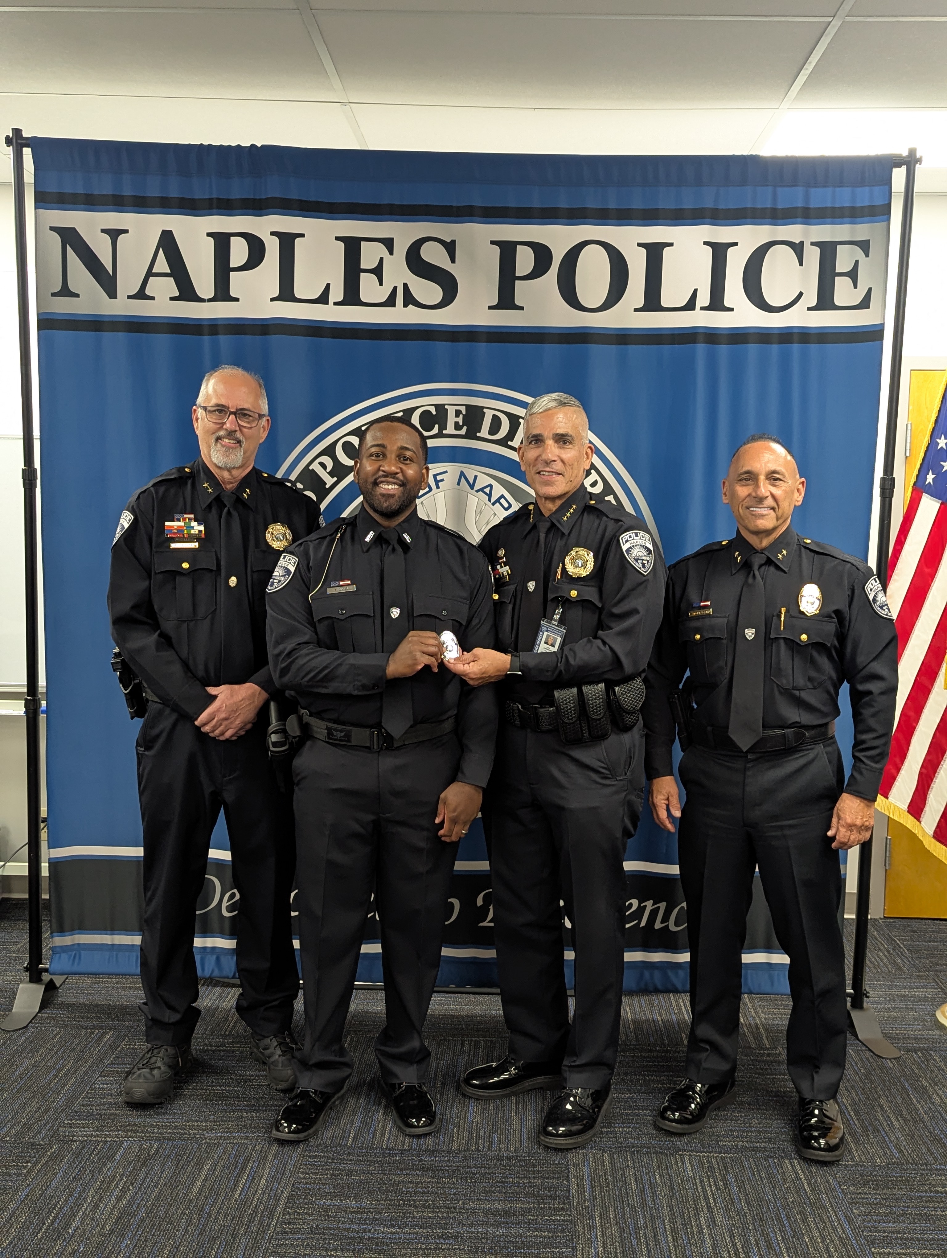 NEW OFFICER SWORN IN