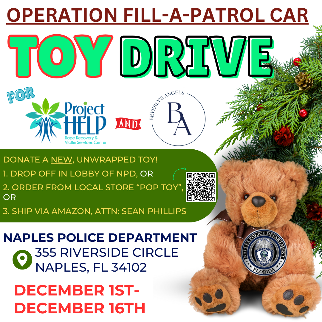 OPERATION FILL-A-PATROL CAR TOY DRIVE