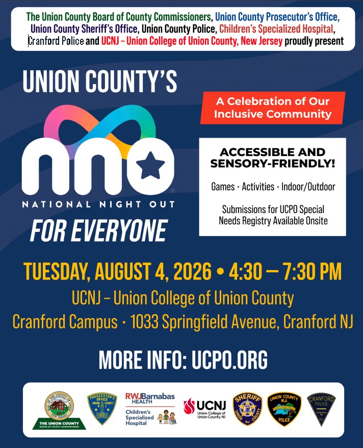 Cranford Joins Union County for National Night Out at UCC Cranford!